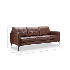 Tangelo Leather Sofa Brown - Abbyson Living -Baxton Studio Sales Shop GUEST 00f5f88b a188 41f0 b0d2 a020ed1e5a7e