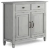 Hampshire Entryway Storage Cabinet Fog Gray - WyndenHall