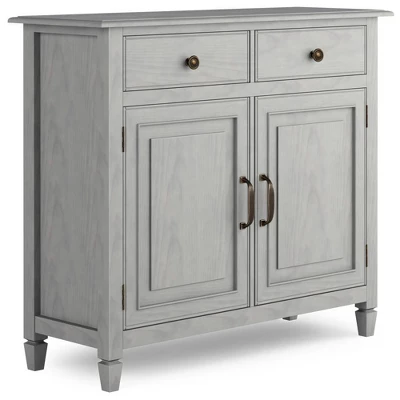 Hampshire Entryway Storage Cabinet Fog Gray - WyndenHall 1 Hampshire Entryway Storage Cabinet Fog Gray - WyndenHall