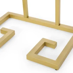 Hickson Modern Glam C Shaped End Table Gold - Christopher Knight Home -Baxton Studio Sales Shop GUEST 0ff321ed fc4f 4627 9a3e b6cd07689976