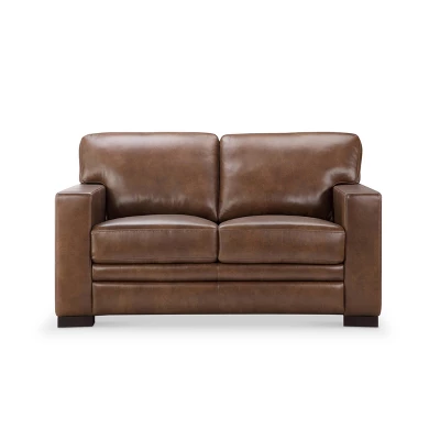 Blake Top Grain Leather Sofa Loveseat - Abbyson Living 2 Blake Top Grain Leather Sofa Loveseat - Abbyson Living - Image 2