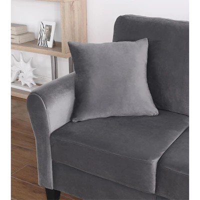 Clio Velvet Upholstered 3 Seater Sofa Couch,78 Inches Long Sofas,Modern Velvet Couch 3 Seater Sofa With 2 Pillow-Maison Boucle 8 Clio Velvet Upholstered 3 Seater Sofa Couch,78 Inches Long Sofas,Modern Velvet Couch 3 Seater Sofa With 2 Pillow-Maison Boucle - Image 8