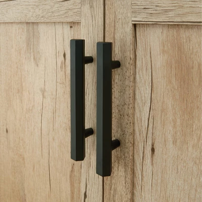 Mason Peak 2 Door Office Storage Cabinet Prime Oak - Sauder 3 Mason Peak 2 Door Office Storage Cabinet Prime Oak - Sauder - Image 3