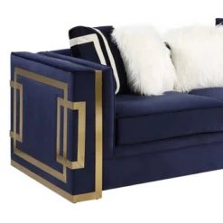 80" Virrux Loveseat Blue Velvet/Gold Finish - Acme Furniture 12 80" Virrux Loveseat Blue Velvet/Gold Finish - Acme Furniture -Baxton Studio Sales Shop GUEST 1d56120b 7730 4c32 9039 22614c8b6be8