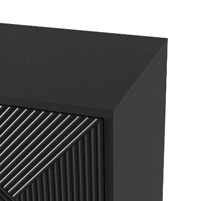 Battista 36'' Tall 2 - Door Accent Storage Cabinet With Doors| KARAT HOME 6 Battista 36'' Tall 2 - Door Accent Storage Cabinet With Doors| KARAT HOME - Image 6