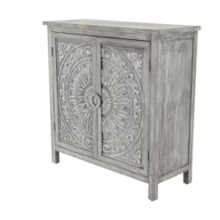 Farmhouse Wood Cabinet Gray - Olivia & May -Baxton Studio Sales Shop GUEST 2261ff55 bb0b 49e9 8377 0b7cbce6ed1b