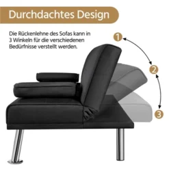 Yaheetech Convertible Futon Sofa Bed Tufted Fabric Futon With Cupholders And Pillows 13 Yaheetech Convertible Futon Sofa Bed Tufted Fabric Futon With Cupholders And Pillows -Baxton Studio Sales Shop GUEST 26c68fc7 fb13 4eca 96ce c6582e23c7d9