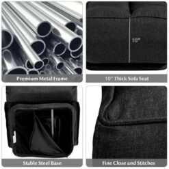 Costway Swivel Folding Floor Chair 6-Position Gaming Chair W/ Metal Base -Baxton Studio Sales Shop GUEST 2a5251ee b4da 4524 bfd1 c7c872d952d5