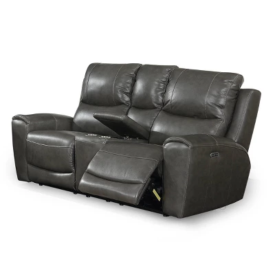 Laurel Power Reclining Console Loveseat - Steve Silver Co. 1 Laurel Power Reclining Console Loveseat - Steve Silver Co.
