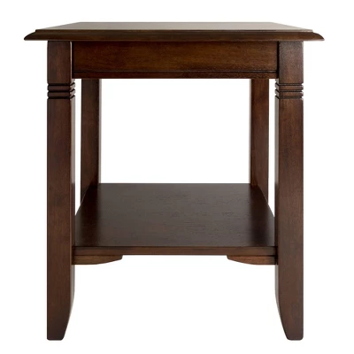 Nolan End Table Cappuccino - Winsome 1 Nolan End Table Cappuccino - Winsome