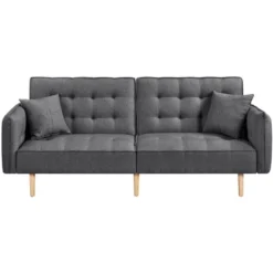 Yaheetech Convertible Sofa Bed Tufted Futon Couch With USB Ports For Living Room 15 Yaheetech Convertible Sofa Bed Tufted Futon Couch With USB Ports For Living Room -Baxton Studio Sales Shop GUEST 2fd0b25a facf 4a8c 93db 370161b6f807