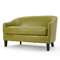 Justine Faux Leather Loveseat - Christopher Knight Home -Baxton Studio Sales Shop GUEST 31512e89 0d7f 491e b32e aa94571ed9a7