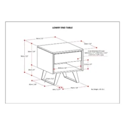 Mitchell End Table - WyndenHall -Baxton Studio Sales Shop GUEST 3745d160 a323 4a1a 8f9c 7e9c6b972e0e