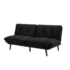 Finley Convertible Futon Sofa Bed Black - Serta -Baxton Studio Sales Shop GUEST 38121e83 dc94 4283 b7b0 041ee87cf536