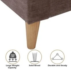 Costway Modern Fabric Couch Sofa Love Seat Upholstered Bed Lounge Sleeper 2-Seater Brown -Baxton Studio Sales Shop GUEST 3833fef8 83cb 4c56 8c5f 0fce8de1b3c0