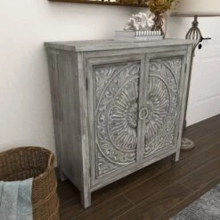 Farmhouse Wood Cabinet Gray - Olivia & May -Baxton Studio Sales Shop GUEST 3841eece b2a1 4575 b50a c9b6e6696cad