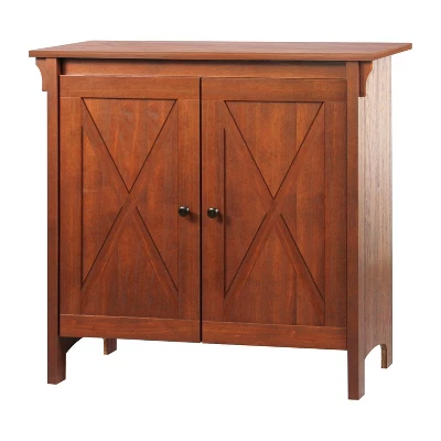 Saint Birch Hawksbury 2-Door Storage Cabinet, Cherry 1 Saint Birch Hawksbury 2-Door Storage Cabinet, Cherry