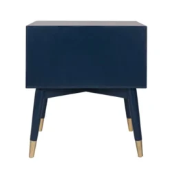 Knox 2 Drawer Side Table With Brass Accents - East At Main -Baxton Studio Sales Shop GUEST 41389548 0746 4a48 becd 0e5ceade556a