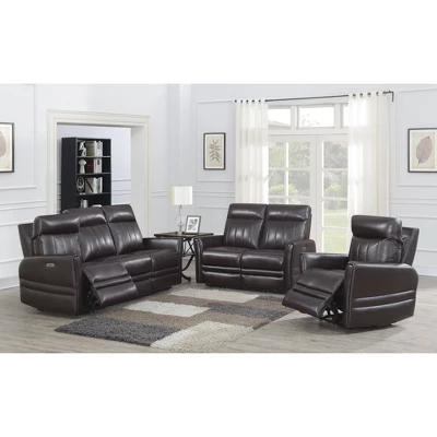 Coachella Power Recliner Loveseat Brown - Steve Silver Co. 13 Coachella Power Recliner Loveseat Brown - Steve Silver Co. - Image 13