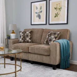 61" Palisades Loveseat β Serta