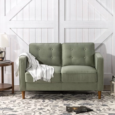 53" Lauren Loveseat Sofa Pearl Green - Zinus 9 53" Lauren Loveseat Sofa Pearl Green - Zinus - Image 9