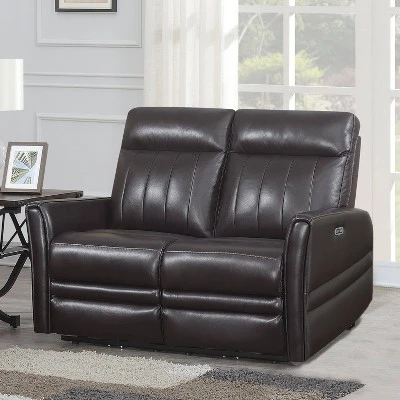 Coachella Power Recliner Loveseat Brown - Steve Silver Co. 2 Coachella Power Recliner Loveseat Brown - Steve Silver Co. - Image 2