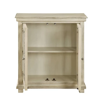 Kurt 2 Door Cabinet Ivory - Treasure Trove Accents 2 Kurt 2 Door Cabinet Ivory - Treasure Trove Accents - Image 2