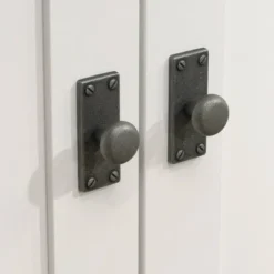 Cottage Road Library Base Cabinet White - Sauder -Baxton Studio Sales Shop GUEST 47f72136 e1ca 4803 8ae4 d35edaa97063