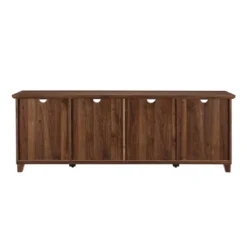 Kimber 4 Door Glass Panel Storage TV Stand For TVs Up To 80" - Saracina Home -Baxton Studio Sales Shop GUEST 4ab77e31 ad01 41ea ad4e 6f6f08e5ab44