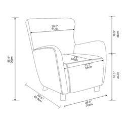 Kessler Wingback Faux Sherling Accent Chair Cream - Threshold™ Designed With Studio McGee -Baxton Studio Sales Shop GUEST 4c51f9cd e87e 4874 8672 f098ed2266be