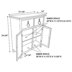 Marley Console Cabinet Distressed - Powell Company -Baxton Studio Sales Shop GUEST 4ea4e8bb c3c5 4912 a75a db054562befc