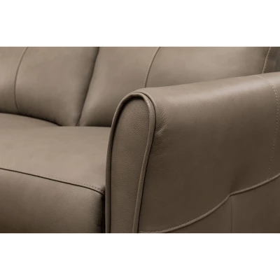 Marley Leather Power Recliner Sofa Loveseat With Power Headrests Beige - Abbyson Living 10 Marley Leather Power Recliner Sofa Loveseat With Power Headrests Beige - Abbyson Living - Image 10