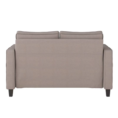 Georgia Fabric Loveseat Taupe - CorLiving 4 Georgia Fabric Loveseat Taupe - CorLiving - Image 4