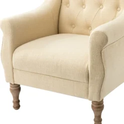 Charlie Wooden Upholstery Livingroom Armchair With Button-tufted | ARTFUL LIVING DESIGN 18 Charlie Wooden Upholstery Livingroom Armchair With Button-tufted | ARTFUL LIVING DESIGN -Baxton Studio Sales Shop GUEST 518864b5 4daf 42af ab61 b6a9d2f8f9aa