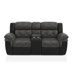 Melio Loveseat With 2 Powered Recliners Gray/Black - HOMES: Inside + Out 7 Melio Loveseat With 2 Powered Recliners Gray/Black - HOMES: Inside + Out -Baxton Studio Sales Shop GUEST 51e82c84 bbd8 4e62 ac70 b80d07792774