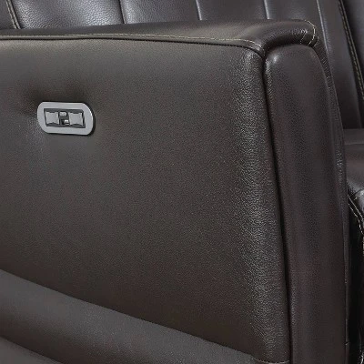Coachella Power Recliner Loveseat Brown - Steve Silver Co. 8 Coachella Power Recliner Loveseat Brown - Steve Silver Co. - Image 8