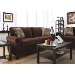 73" RTA Copenhagen Collection Sofa Rye Brown - Serta -Baxton Studio Sales Shop GUEST 591baf5f b8b3 4d02 8083 9ddfbbc86259