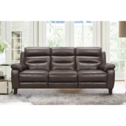 82" Hayward Genuine Leather Power Reclining Sofa - Armen Living 17 82" Hayward Genuine Leather Power Reclining Sofa - Armen Living -Baxton Studio Sales Shop GUEST 59321a8d ff9a 478e abbe 49e3ab24fa79