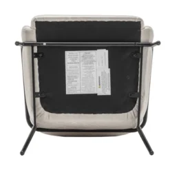 Modern Barrel Chair With Metal Base Faux Leather - WOVENBYRD -Baxton Studio Sales Shop GUEST 596f3f54 0a6a 4c2f bd11 80d1f2114246