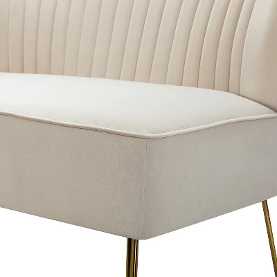 Ainhoa 45" Contemporary Solid And Manufactured Wooden Frame Loveseat | ARTFUL LIVING DESIGN 7 Ainhoa 45" Contemporary Solid And Manufactured Wooden Frame Loveseat | ARTFUL LIVING DESIGN - Image 7