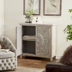 Farmhouse Wood Cabinet Gray - Olivia & May -Baxton Studio Sales Shop GUEST 5ef483ca 1efc 45dc 9ce6 d7b47a04cec8