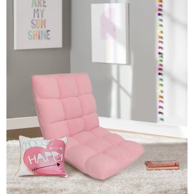 Esme Kids' Recliner Chair Pink - Chic Home 9 Esme Kids' Recliner Chair Pink - Chic Home - Image 9