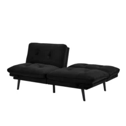 Finley Convertible Futon Sofa Bed Black - Serta -Baxton Studio Sales Shop GUEST 62d1a0d2 9609 44bf acf2 7018fd833c05