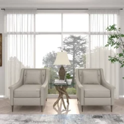 Log And Glass Round Accent Table Tan - Olivia & May -Baxton Studio Sales Shop GUEST 64f2c618 1dcb 495b 9aa1 8292d150cc7c