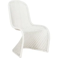 Tana Wicker Side Chair (Set Of 2) - White - Safavieh -Baxton Studio Sales Shop GUEST 651a671e df48 493f 807c 58bd59963f01