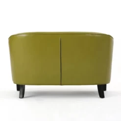 Justine Faux Leather Loveseat - Christopher Knight Home -Baxton Studio Sales Shop GUEST 65d12ed1 1ab3 47ba 841b 0f0b754de34e