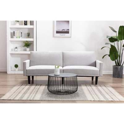Futon Sofa With Arms - Room Essentials™ 1 Futon Sofa With Arms - Room Essentials™