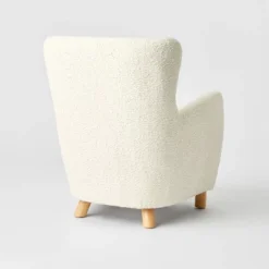 Kessler Wingback Faux Sherling Accent Chair Cream - Threshold™ Designed With Studio McGee -Baxton Studio Sales Shop GUEST 68e4f7d2 06d7 4346 a79c 29467f3335bf