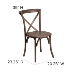 Emma And Oliver Stackable Wood Cross Back Dining Chair 14 Emma And Oliver Stackable Wood Cross Back Dining Chair -Baxton Studio Sales Shop GUEST 692b5ebc 3826 4668 989c 6bcd5e5fb0a0