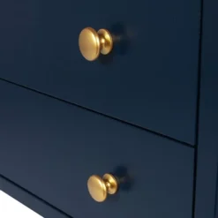 Knox 2 Drawer Side Table With Brass Accents - East At Main -Baxton Studio Sales Shop GUEST 69bb3ffd eed2 4810 9ea3 0d3c0181fc91